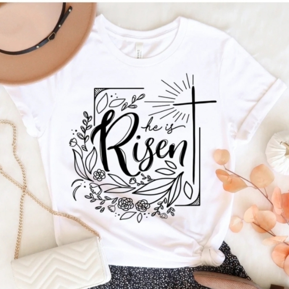 He is Risen Graphic tee NWT You pick size.